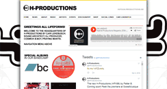 Desktop Screenshot of h-productions.se